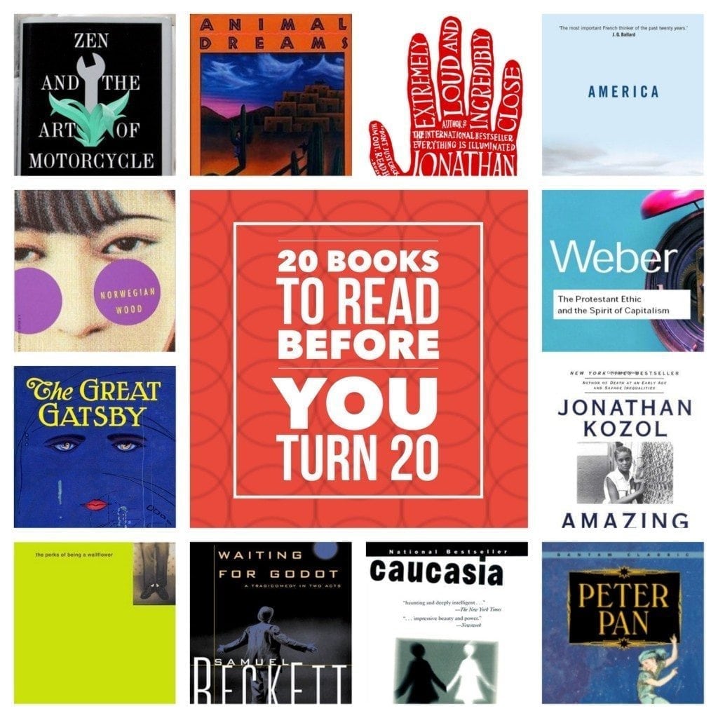 20 Books to Read Before You Turn 20 Book Oblivion