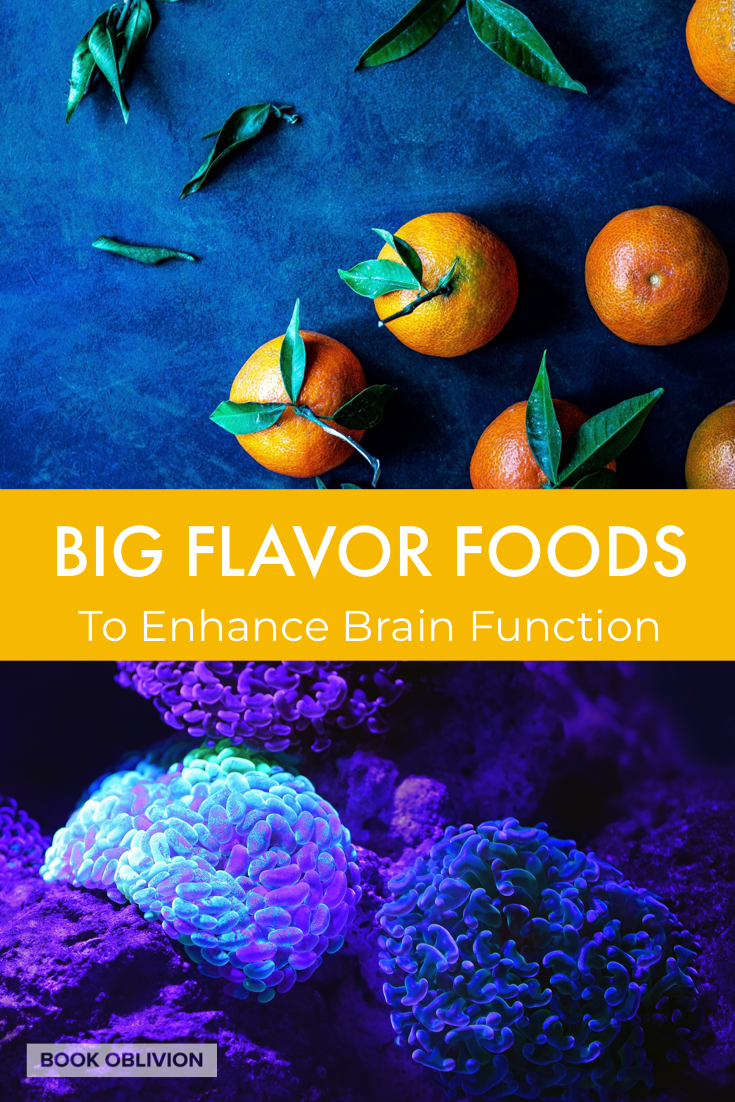 Here is a cookbook for your mind and a list of 80+ foods to enhance brain function, mood, memory, and mental clarity.